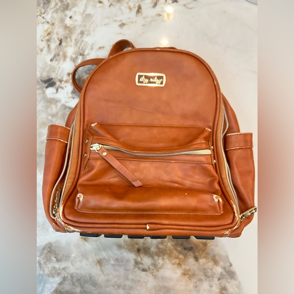 Itzy Ritzy Mini Diaper Bag Cognac